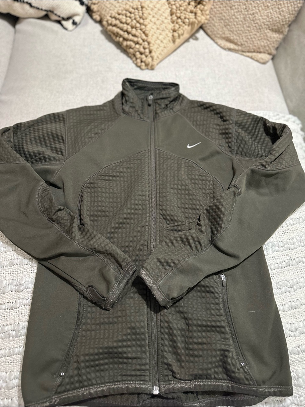Nike Olive Green Women’s Full-Zip Performance Jacket